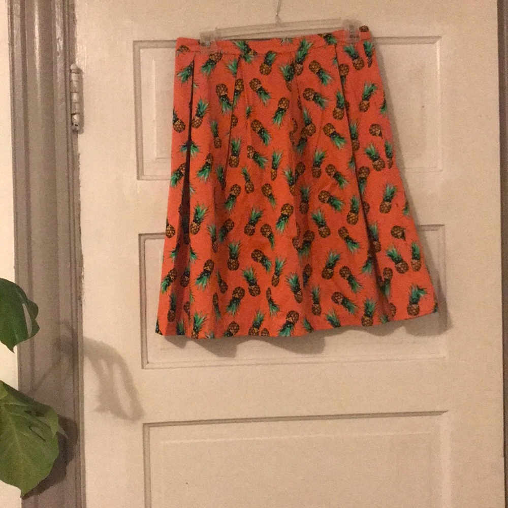 Pleated Pineapple Skirt